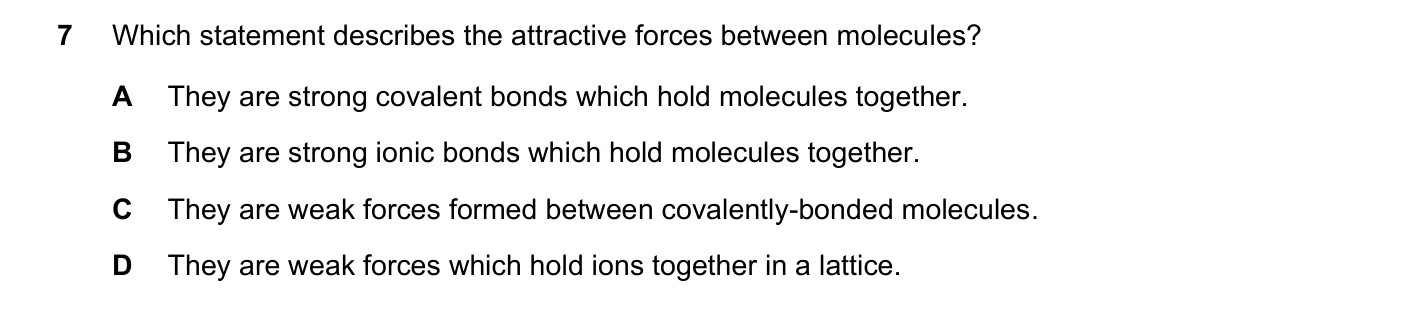 Question 7, November 2021, 0620 Paper 23