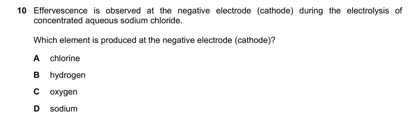 Question 10, November 2021, 0620 Paper 23