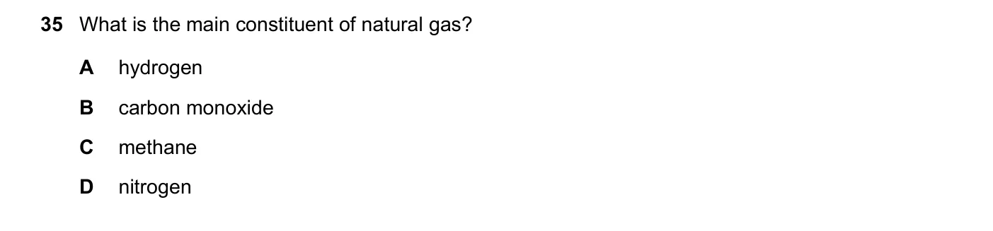 Question 35, November 2021, 0620 Paper 23