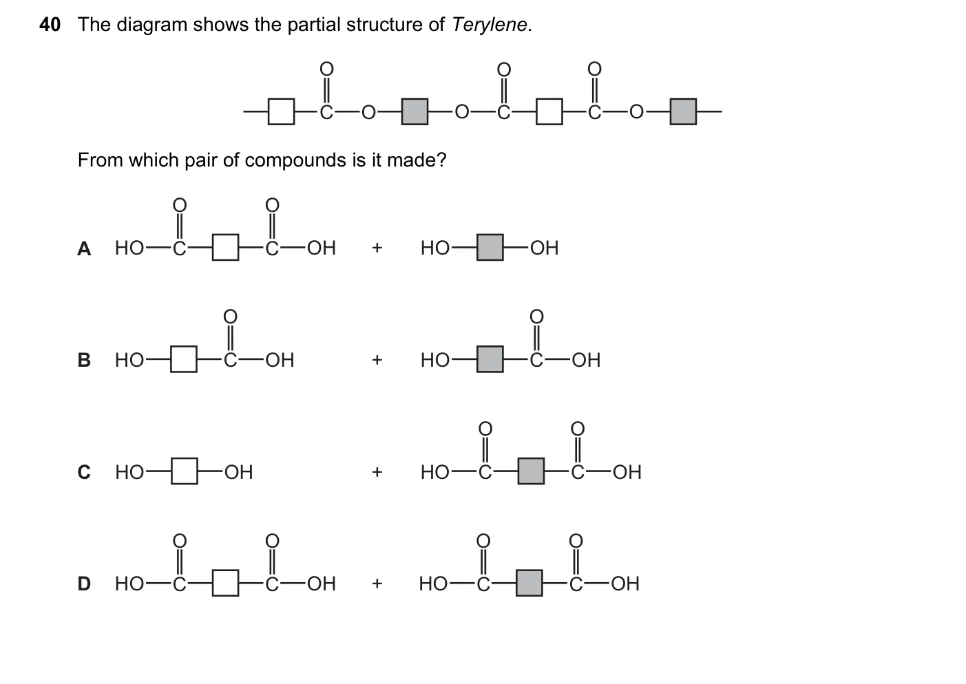 Question 40, November 2021, 0620 Paper 23