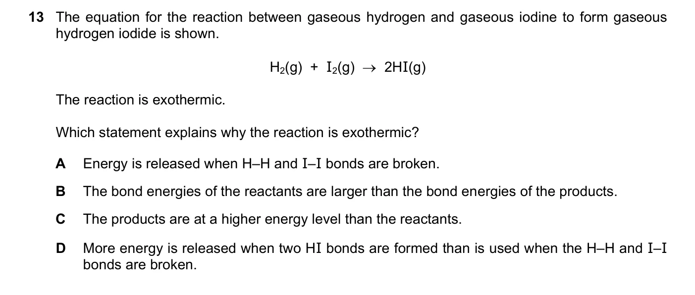 Question 13, June 2022, 0620 Paper 21