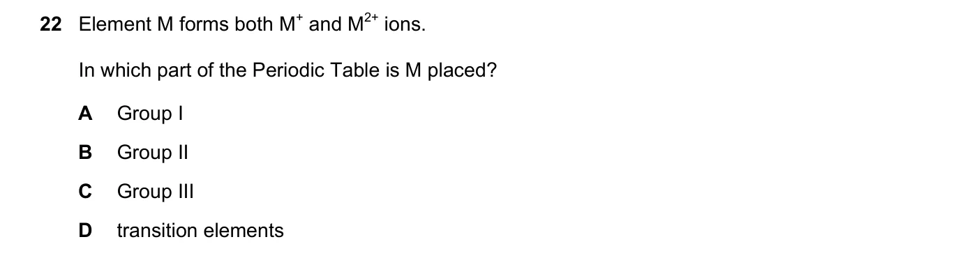 Question 22, June 2022, 0620 Paper 21