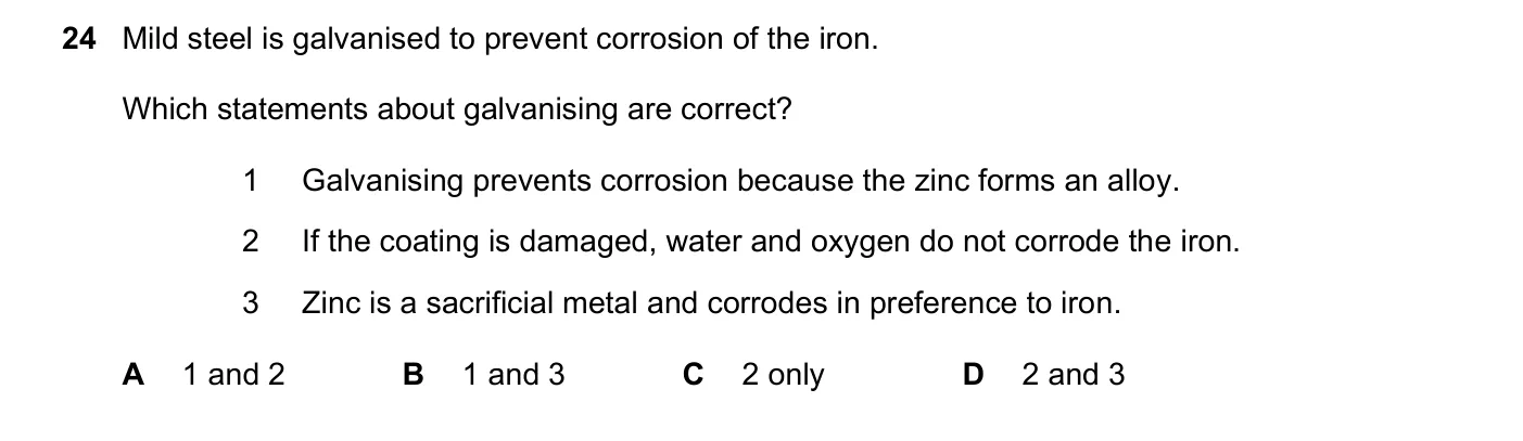 Question 24, June 2022, 0620 Paper 21