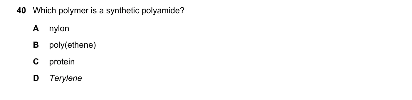 Question 40, June 2022, 0620 Paper 21