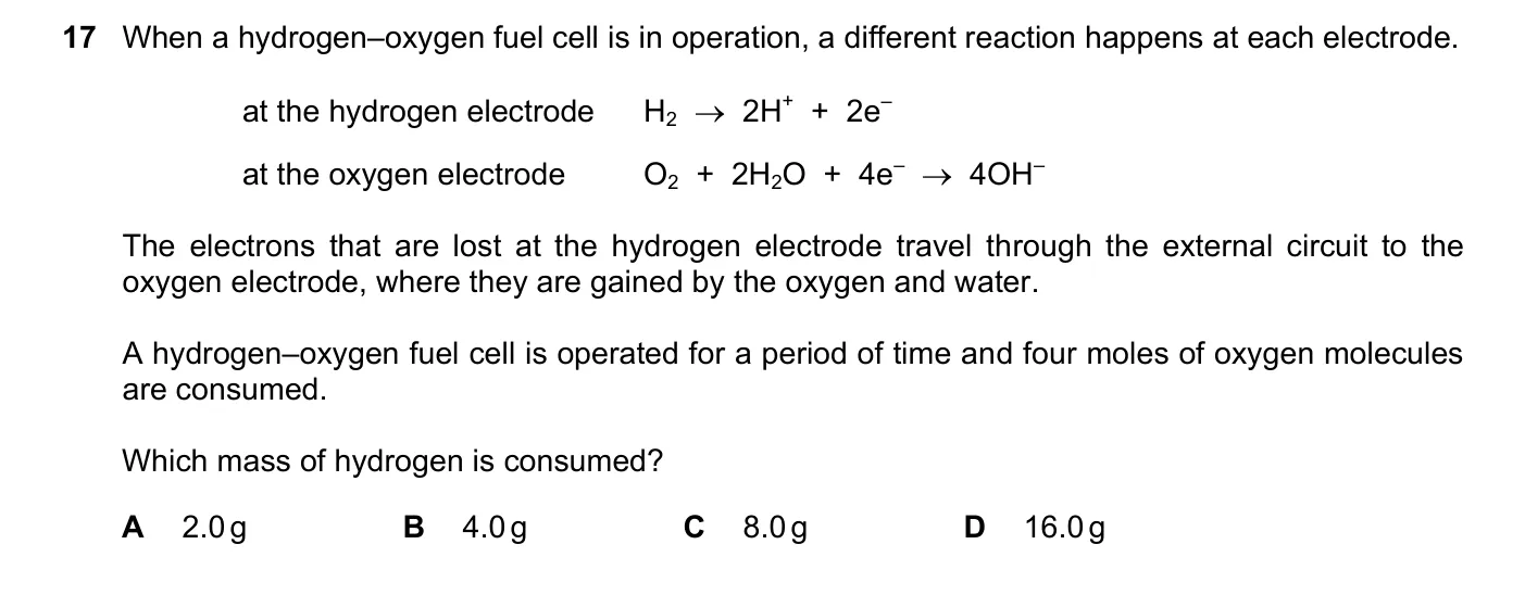 Question 17, June 2022, 0620 Paper 22