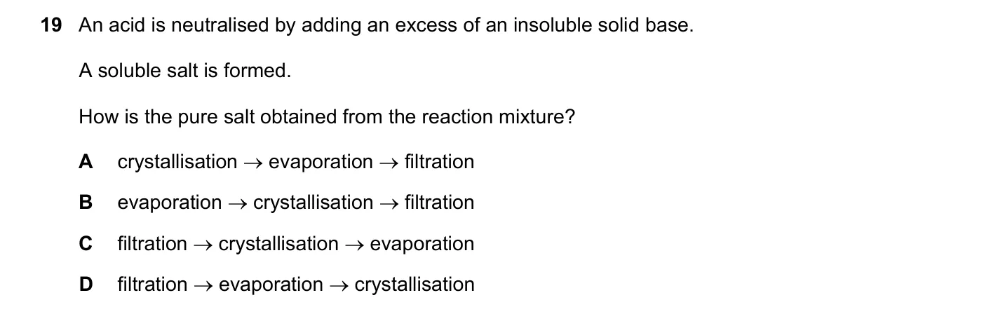 Question 19, June 2022, 0620 Paper 22