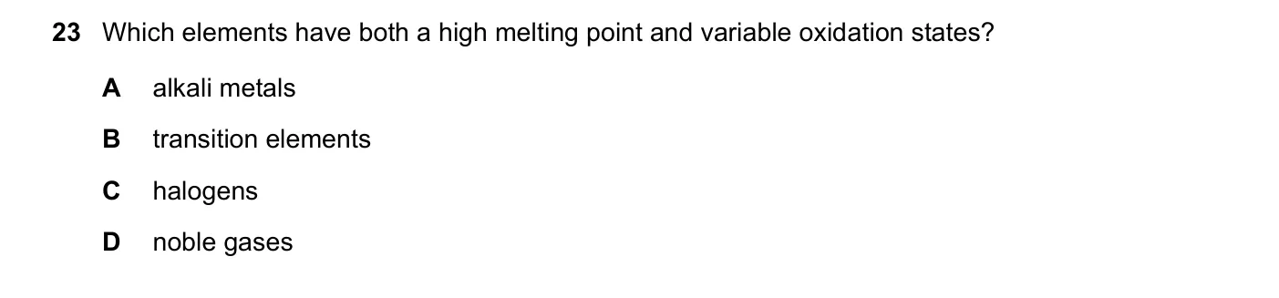 Question 23, June 2022, 0620 Paper 22