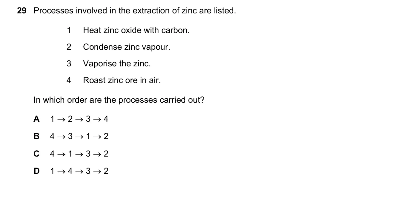 Question 29, June 2022, 0620 Paper 22