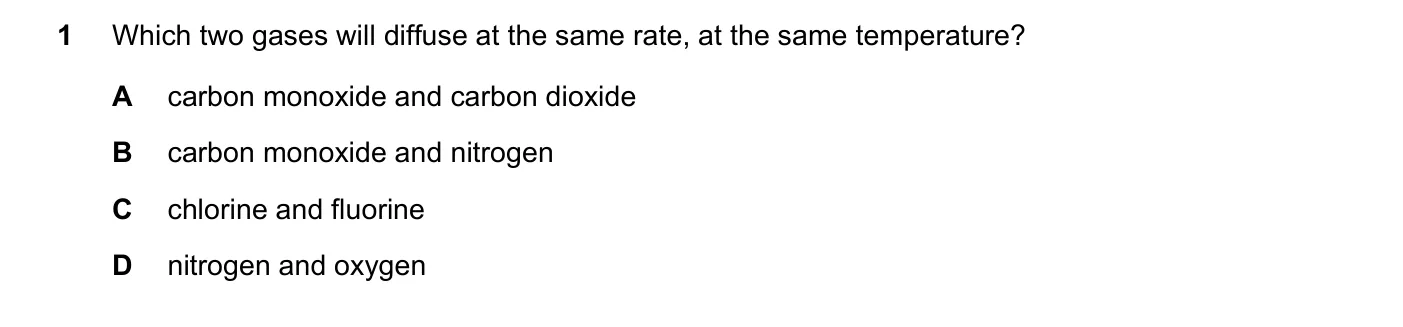 Question 1, June 2022, 0620 Paper 23