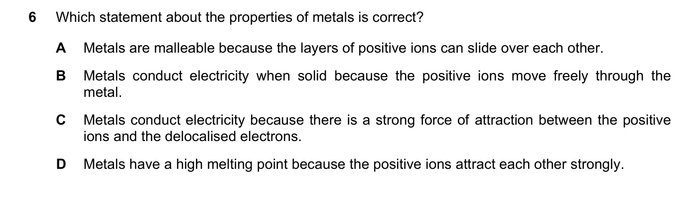 Question 6, June 2022, 0620 Paper 23