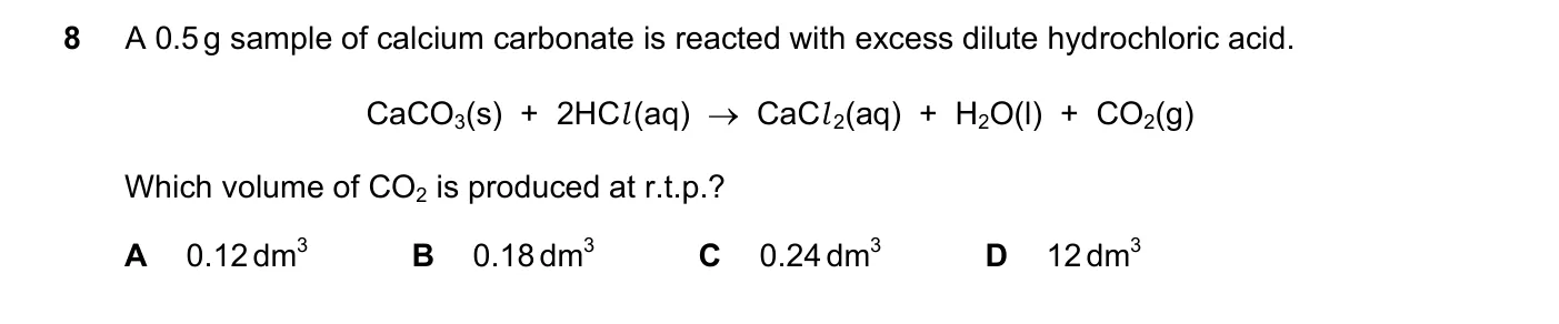Question 8, June 2022, 0620 Paper 23