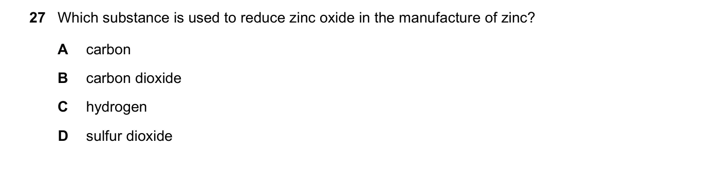Question 27, June 2022, 0620 Paper 23