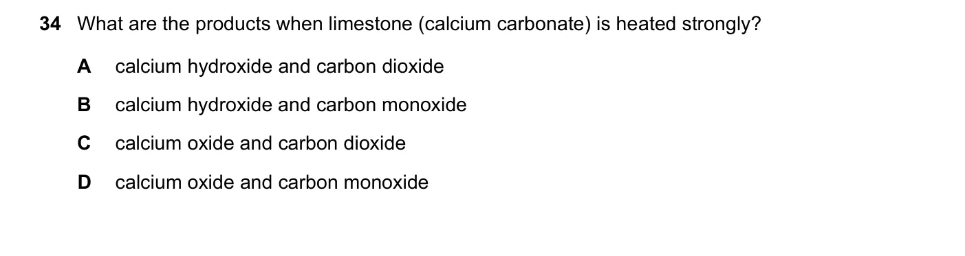 Question 34, June 2022, 0620 Paper 23