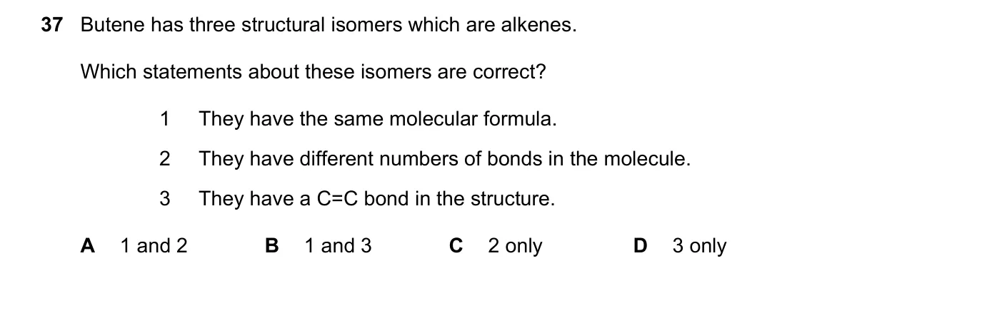 Question 37, June 2022, 0620 Paper 23