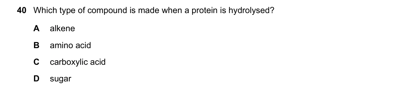Question 40, June 2022, 0620 Paper 23