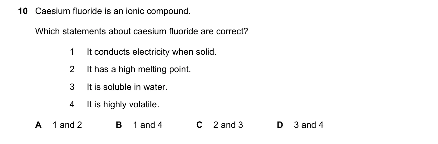 Question 10, March 2022, 0620 Paper 22