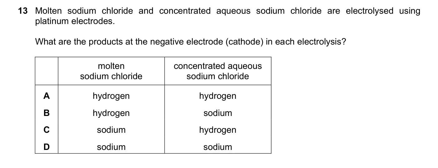 Question 13, March 2022, 0620 Paper 22