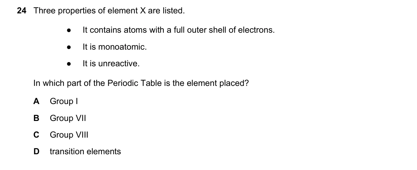 Question 24, March 2022, 0620 Paper 22