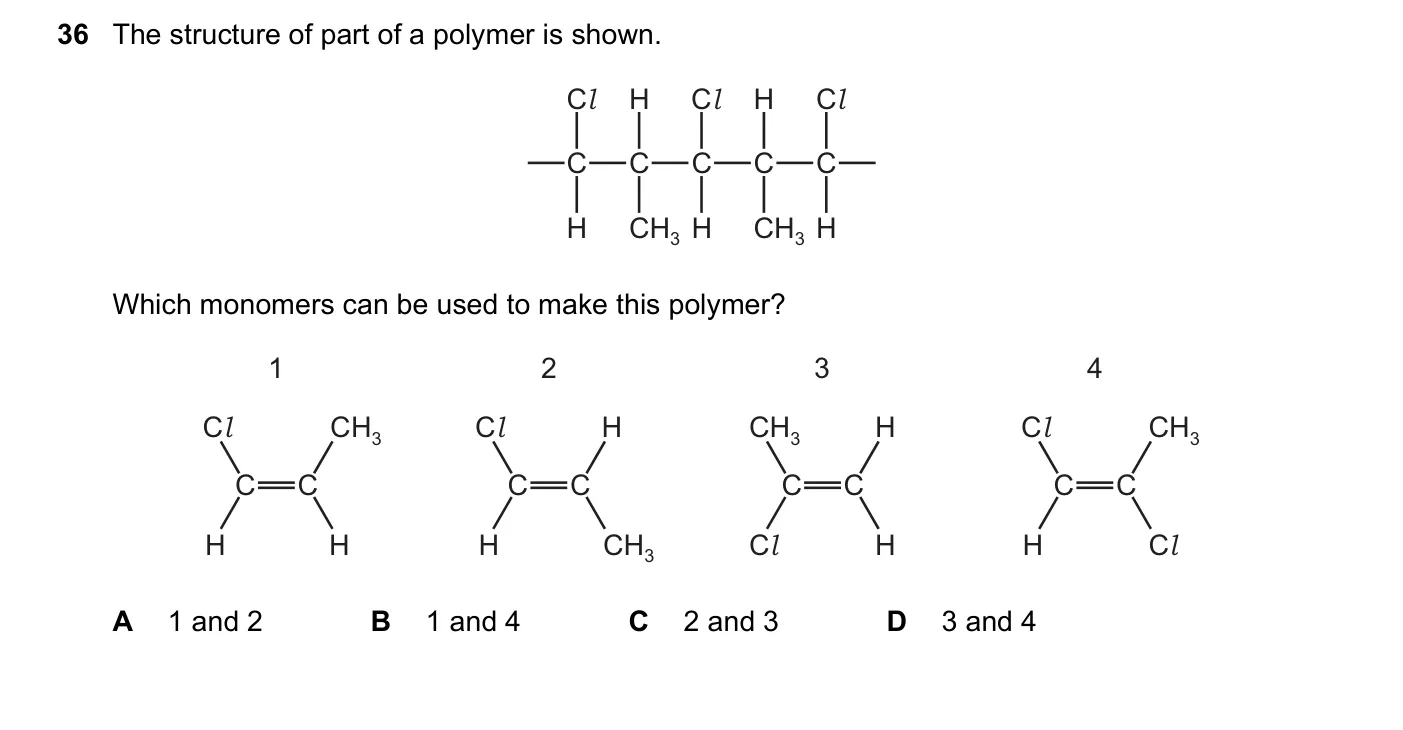 Question 36, March 2022, 0620 Paper 22