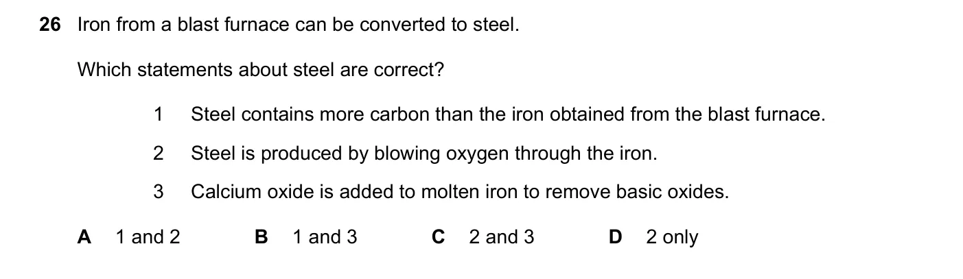 Question 26, November 2022, 0620 Paper 21