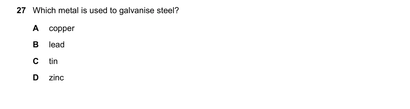 Question 27, November 2022, 0620 Paper 21