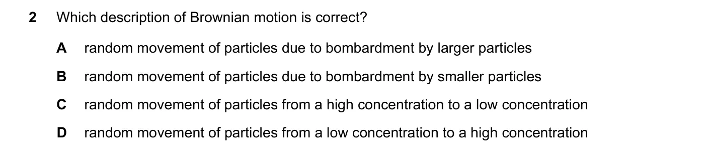 Question 2, November 2022, 0620 Paper 22