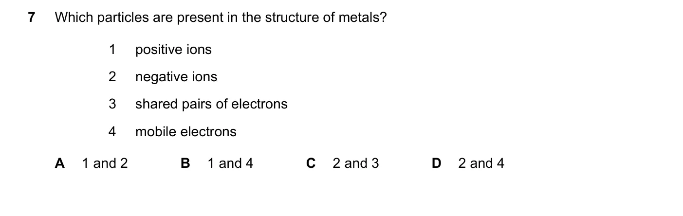Question 7, November 2022, 0620 Paper 22
