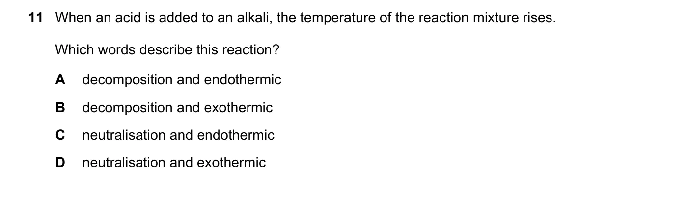 Question 11, November 2022, 0620 Paper 22