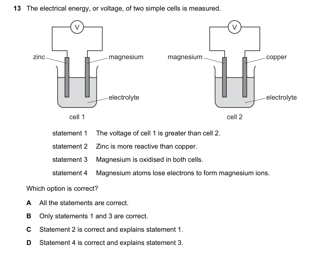 Question 13, November 2022, 0620 Paper 22
