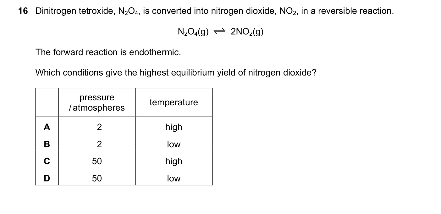 Question 16, November 2022, 0620 Paper 22
