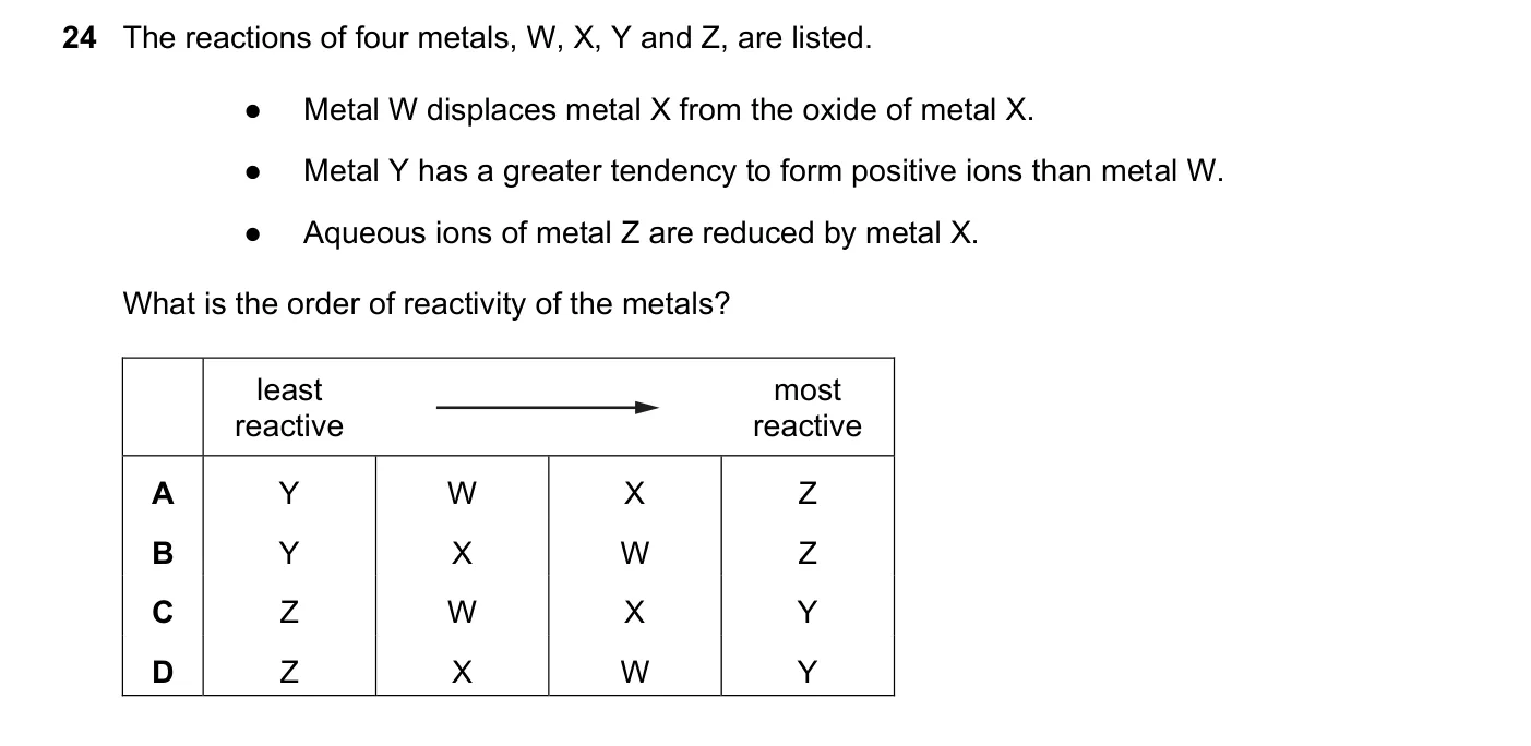 Question 24, November 2022, 0620 Paper 22