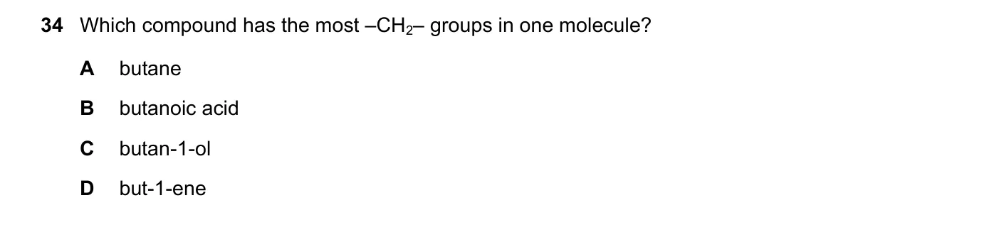 Question 34, November 2022, 0620 Paper 22