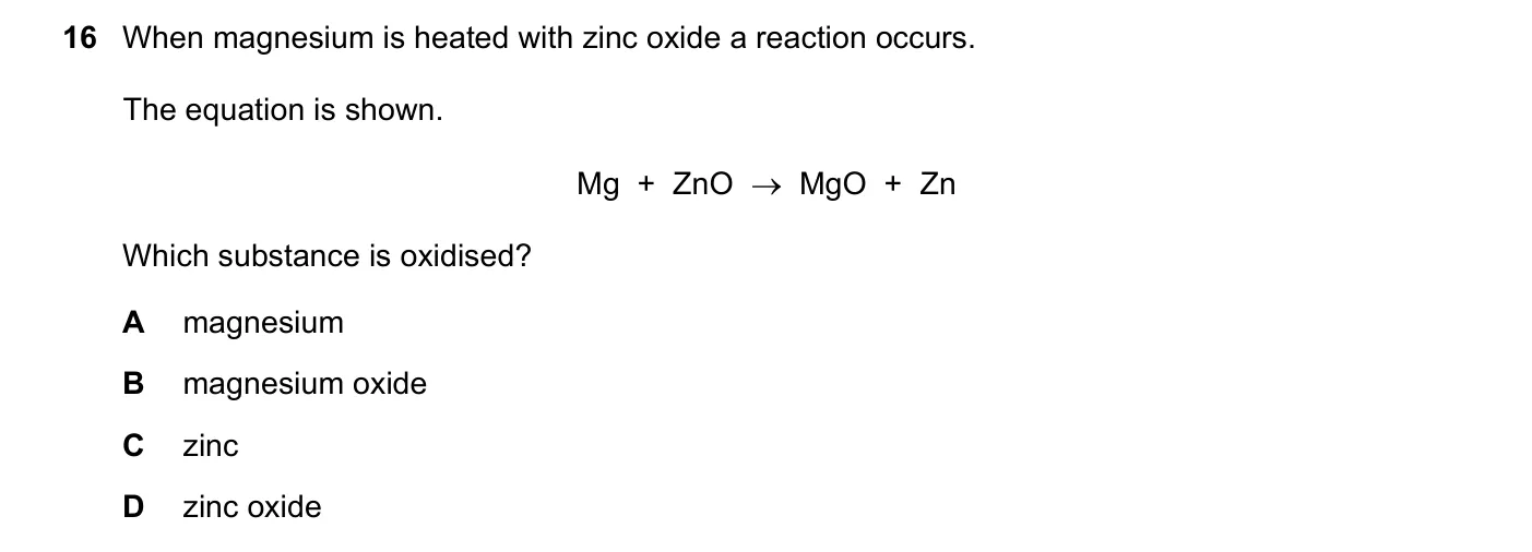 Question 16, November 2022, 0620 Paper 23