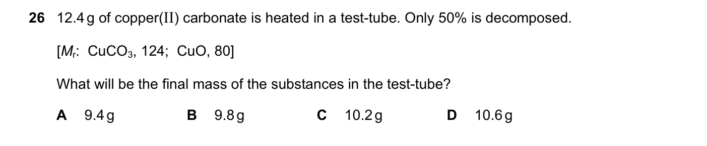 Question 26, November 2022, 0620 Paper 23