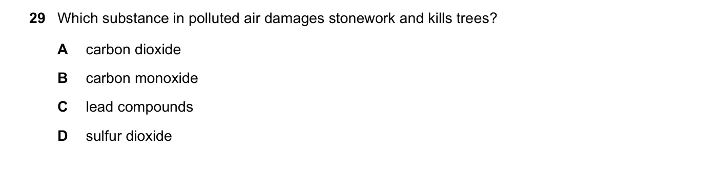 Question 29, November 2022, 0620 Paper 23