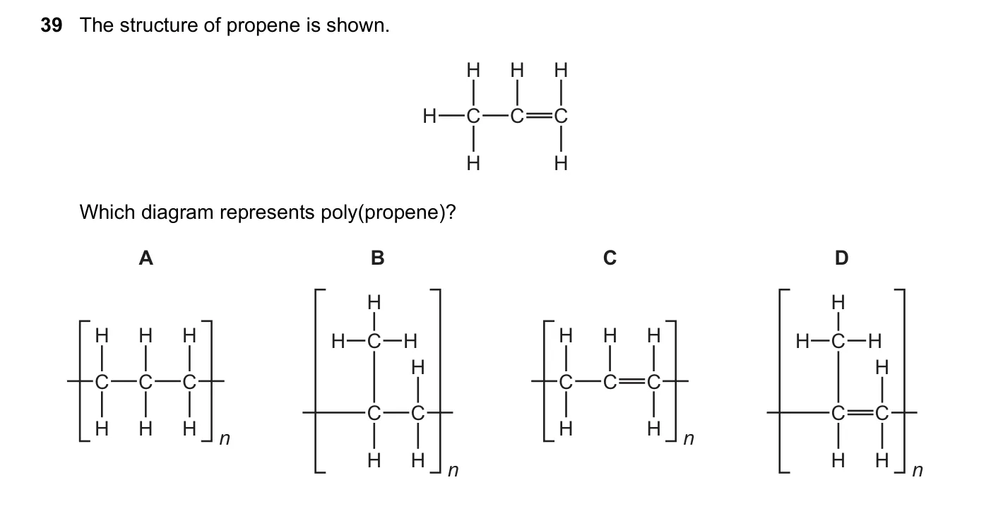 Question 39, November 2022, 0620 Paper 23