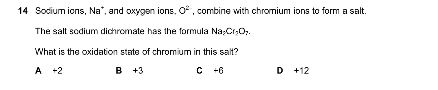 Question 14, June 2023, 0620 Paper 21