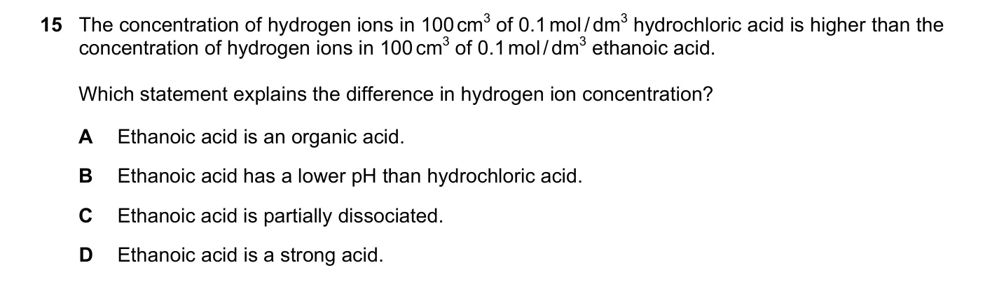 Question 15, June 2023, 0620 Paper 21