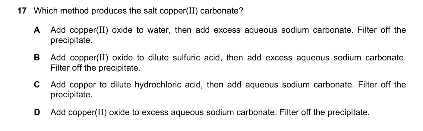 Question 17, June 2023, 0620 Paper 21