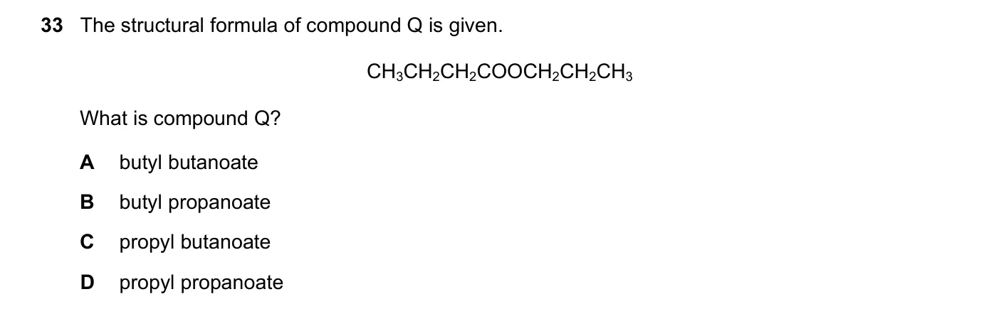 Question 33, June 2023, 0620 Paper 21