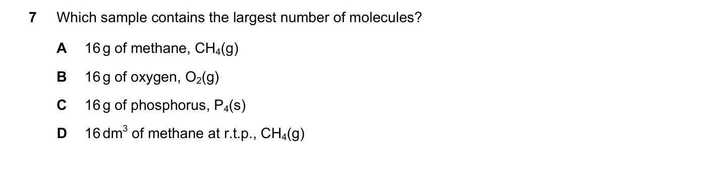 Question 7, June 2023, 0620 Paper 22