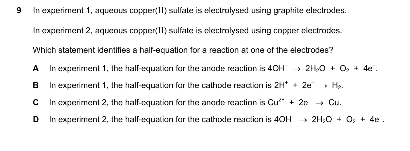Question 9, June 2023, 0620 Paper 22