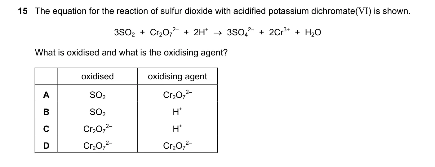 Question 15, June 2023, 0620 Paper 22