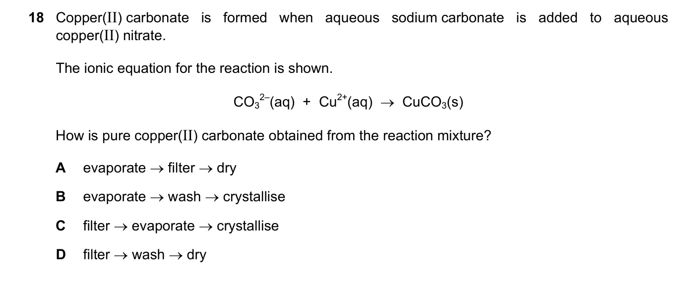 Question 18, June 2023, 0620 Paper 22