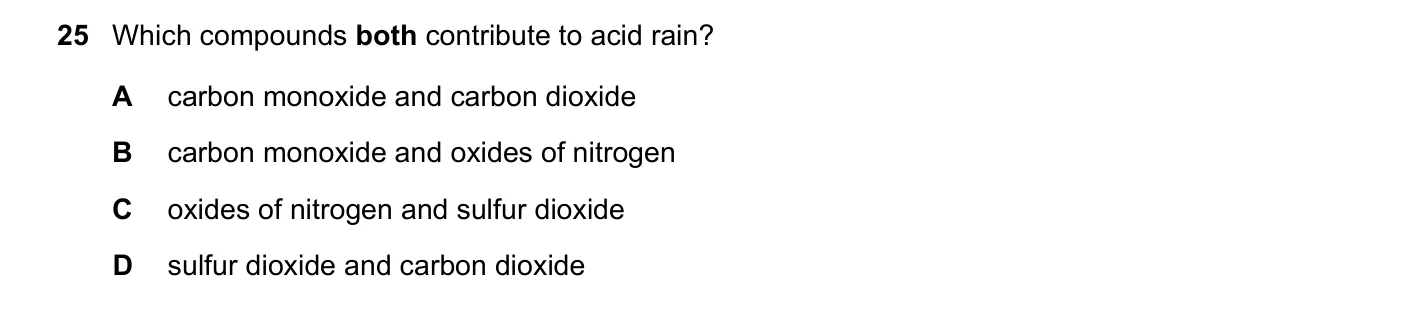 Question 25, June 2023, 0620 Paper 22