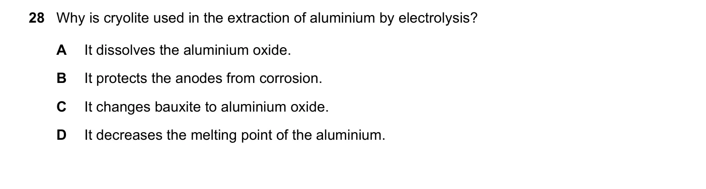Question 28, June 2023, 0620 Paper 22