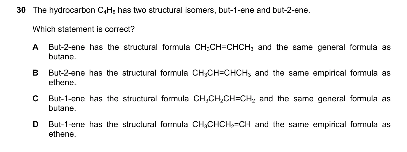 Question 30, June 2023, 0620 Paper 22
