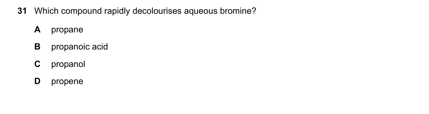 Question 31, June 2023, 0620 Paper 22