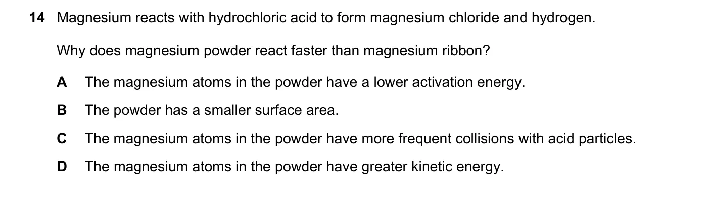 Question 14, June 2023, 0620 Paper 23