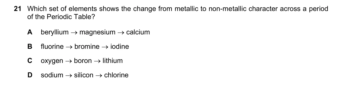 Question 21, June 2023, 0620 Paper 23